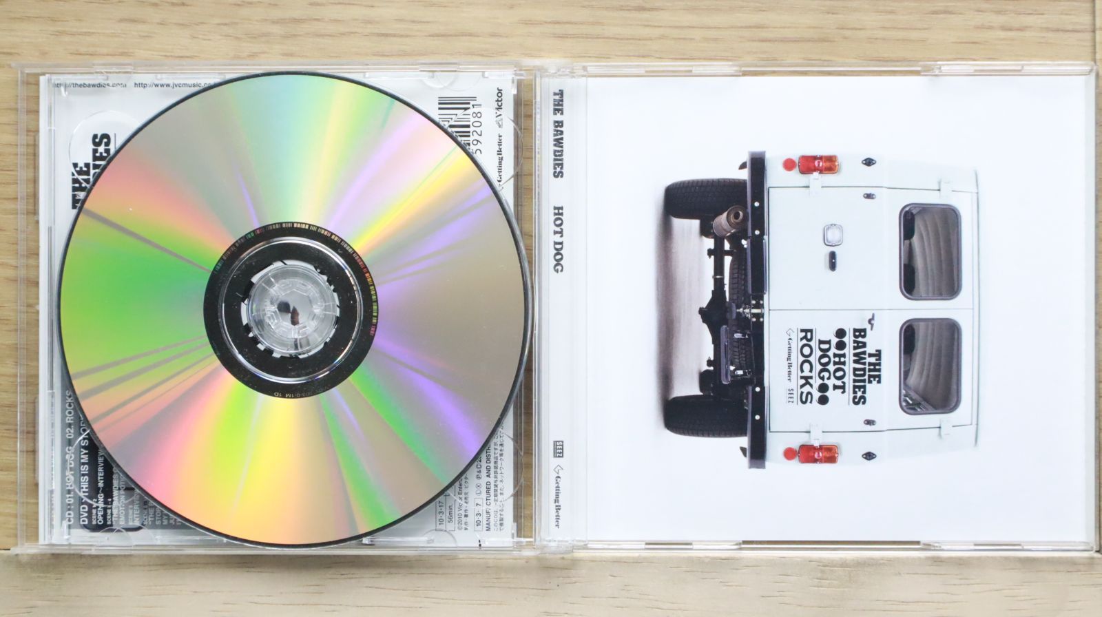国内盤CD☆ザ・バウディーズ/THE BAWDIES□ HOT DOG(初回限定盤