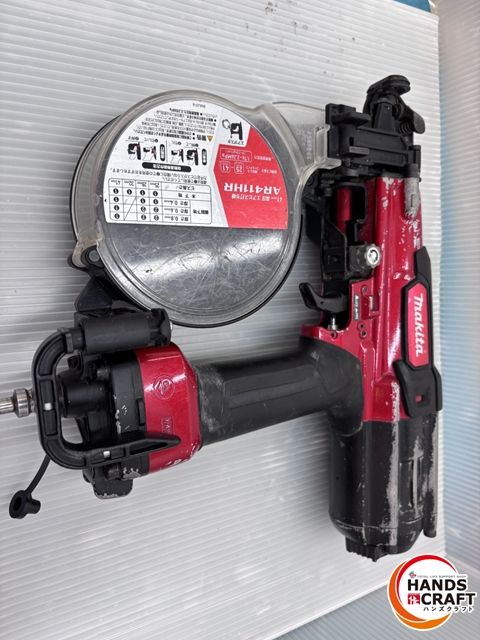 中古】マキタ Makita AR411HR 高圧エアビス打ち機 ケース・付属品付き