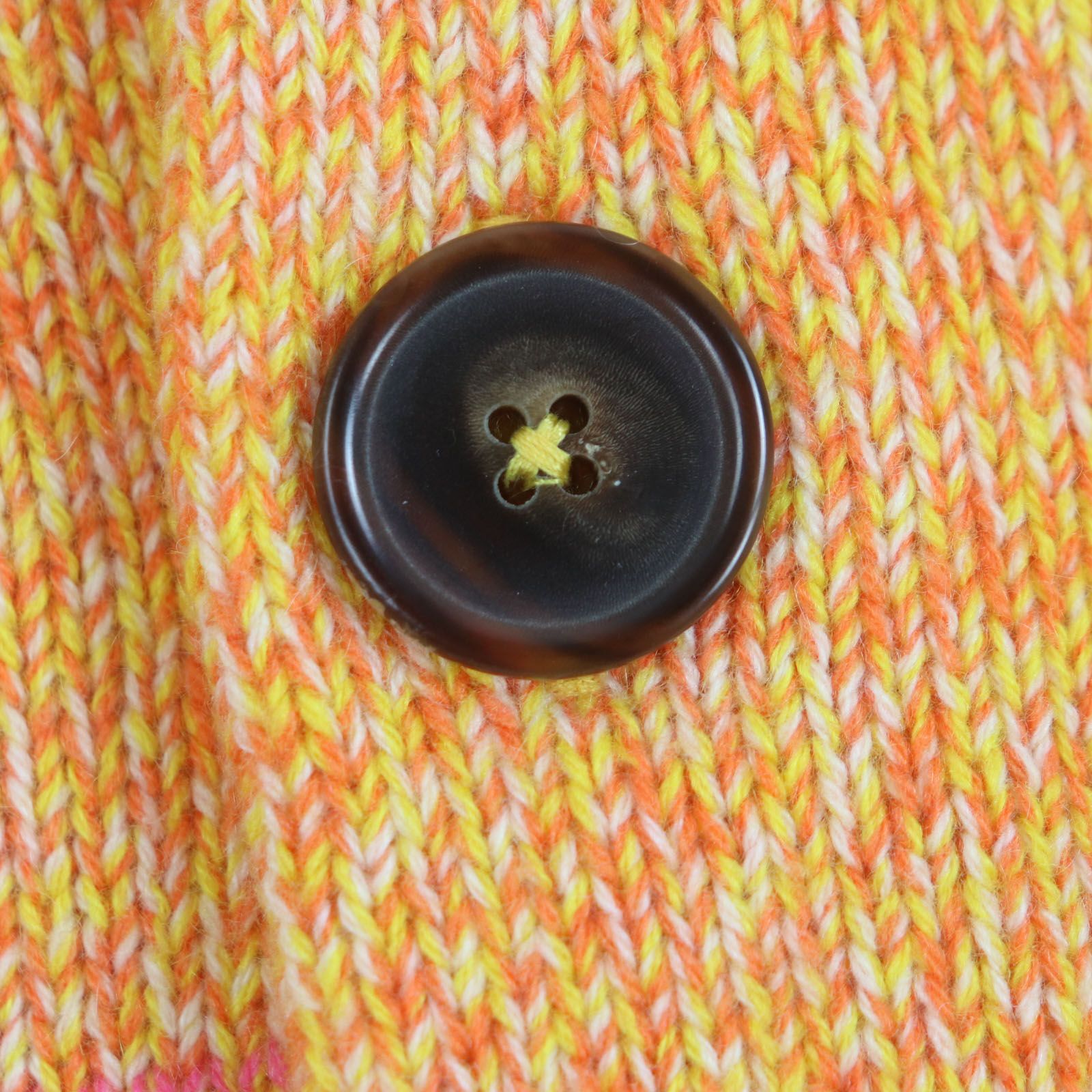 カーディガン オレンジ