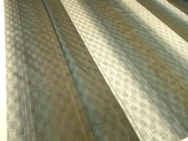 平和屋着物▽上質な紬 単衣 間道 正絹 逸品 未使用 DAAS0436az - メルカリ