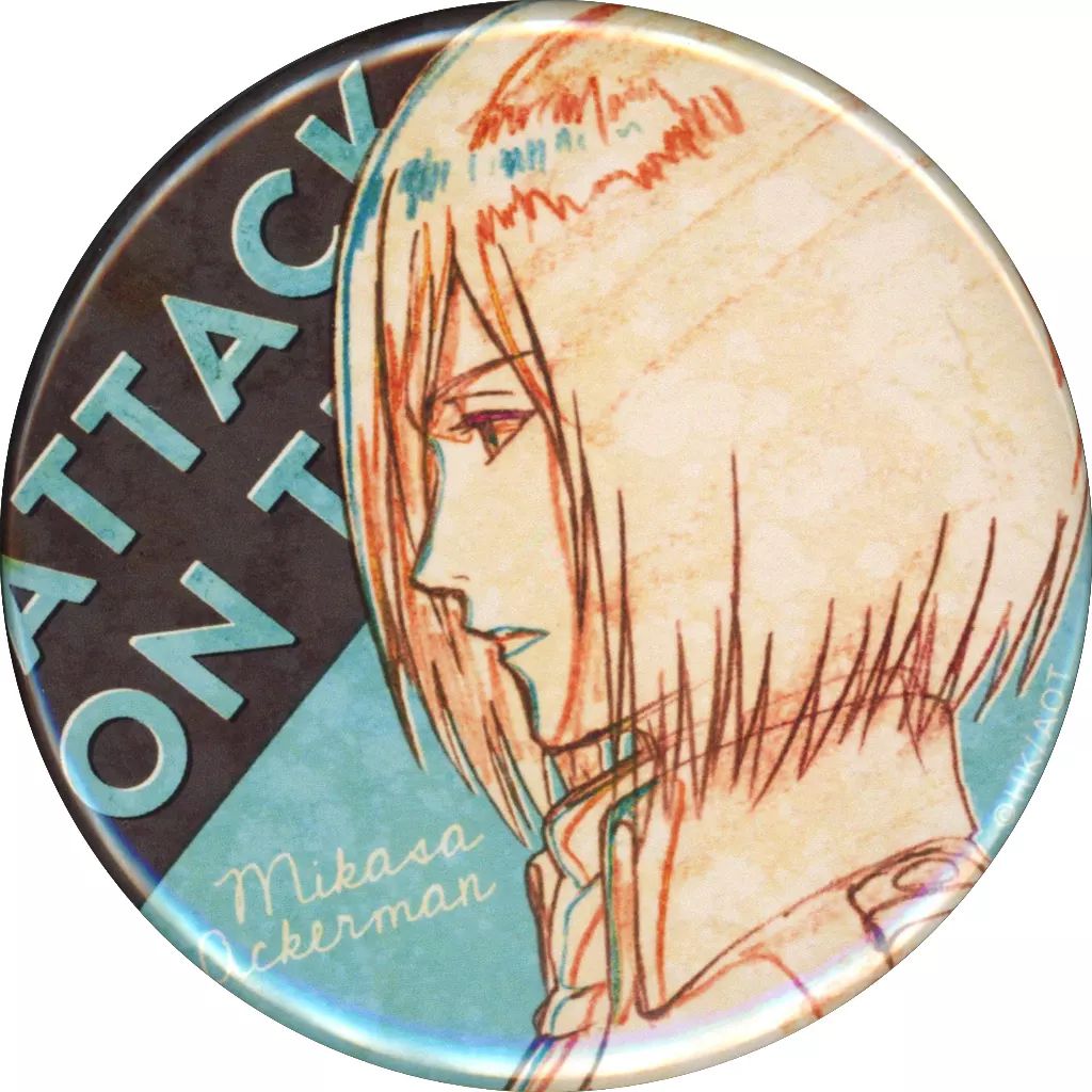 中古】バッジ・ビンズ ミカサ・アッカーマン 「進撃の巨人 WIT