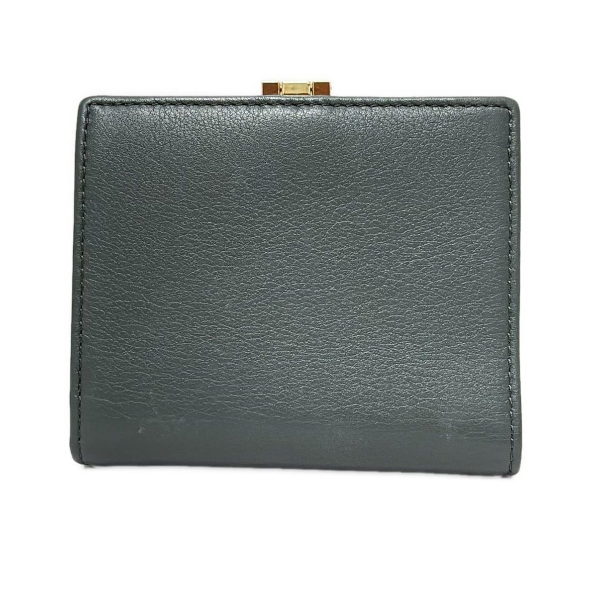 STRATHBERRY(ストラスベリー) 2つ折り財布美品 - グリーン レザー 