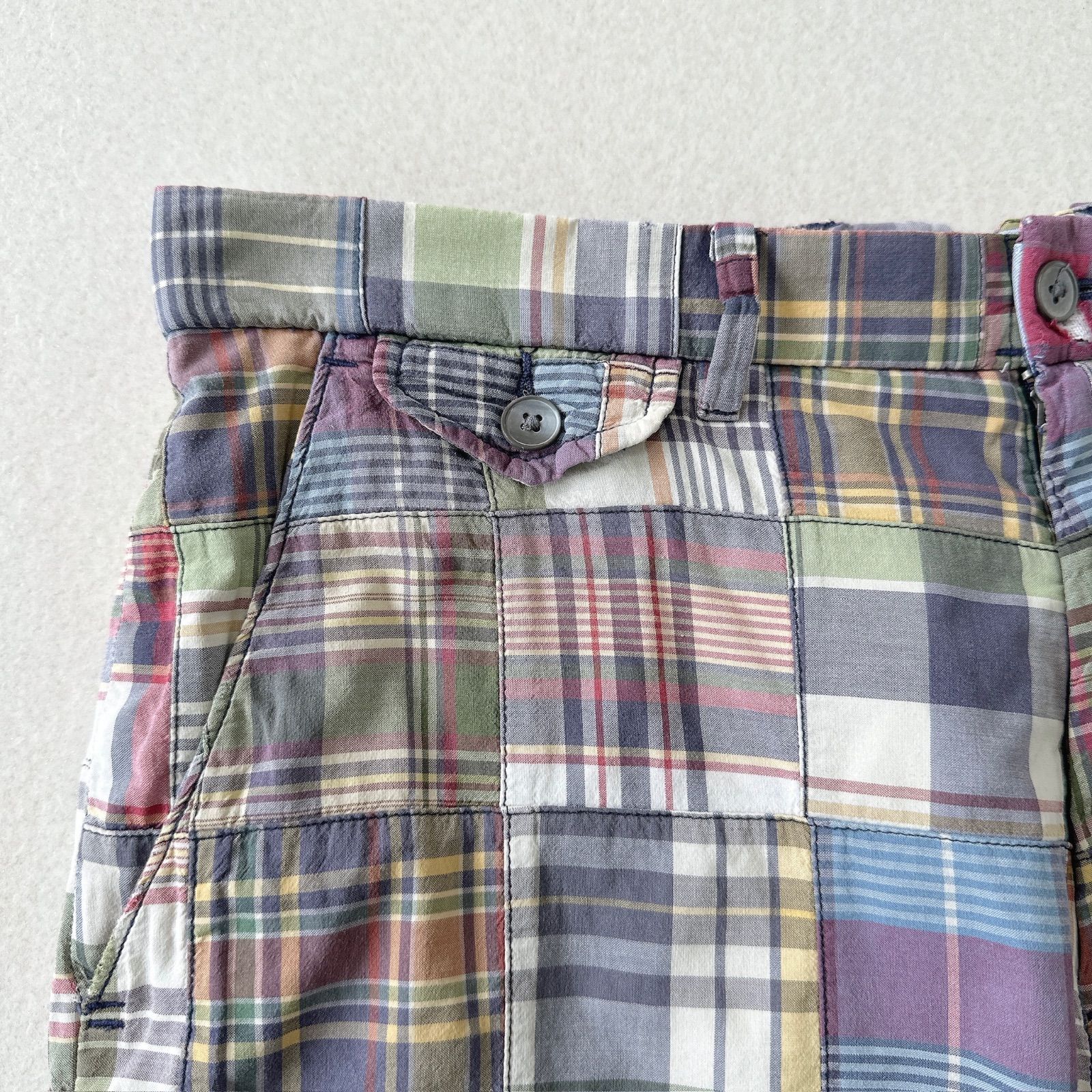 90s ラルフローレン パッチワーク ハーフパンツ インディアン