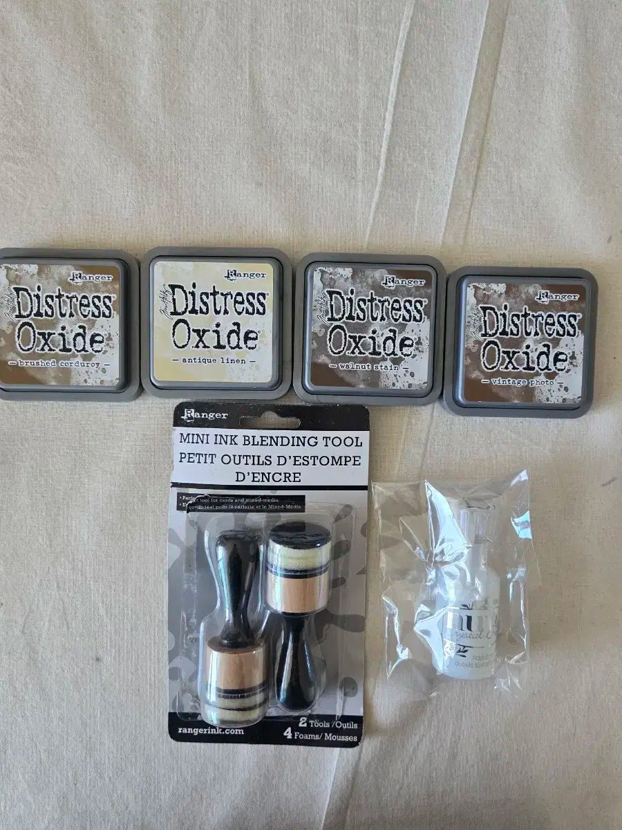 ヴィンテージデコレーションダイアリー distress インク ブレンディングツール