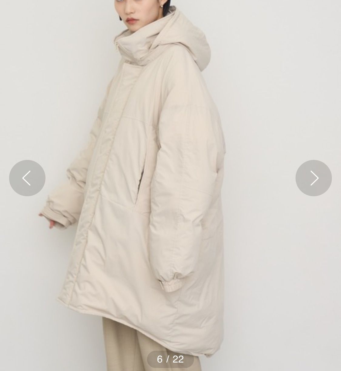 NOGLE ノグル モンスター中綿コート フード収納 オーバーサイズ ビッグ