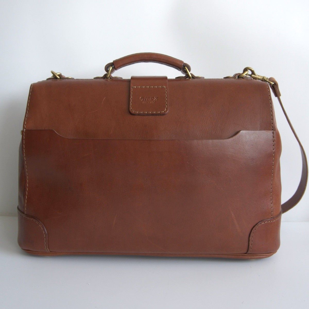 ヘルツ HERZ ダレスバッグ ビジネス 2way レザー ブラック HERZ ダレス