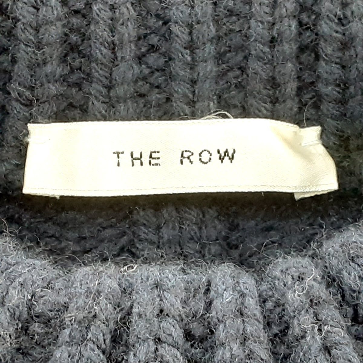 THE ROW(ザロウ) 半袖セーター サイズXS レディース美品 - AP417 ダークネイビー カシミヤ混
