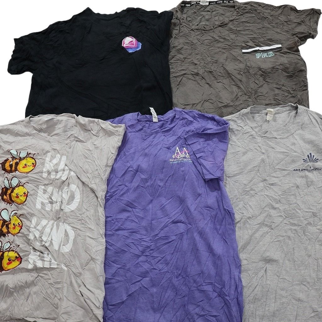 古着卸 まとめ売り カラーmix プリント 半袖Tシャツ 20枚セット