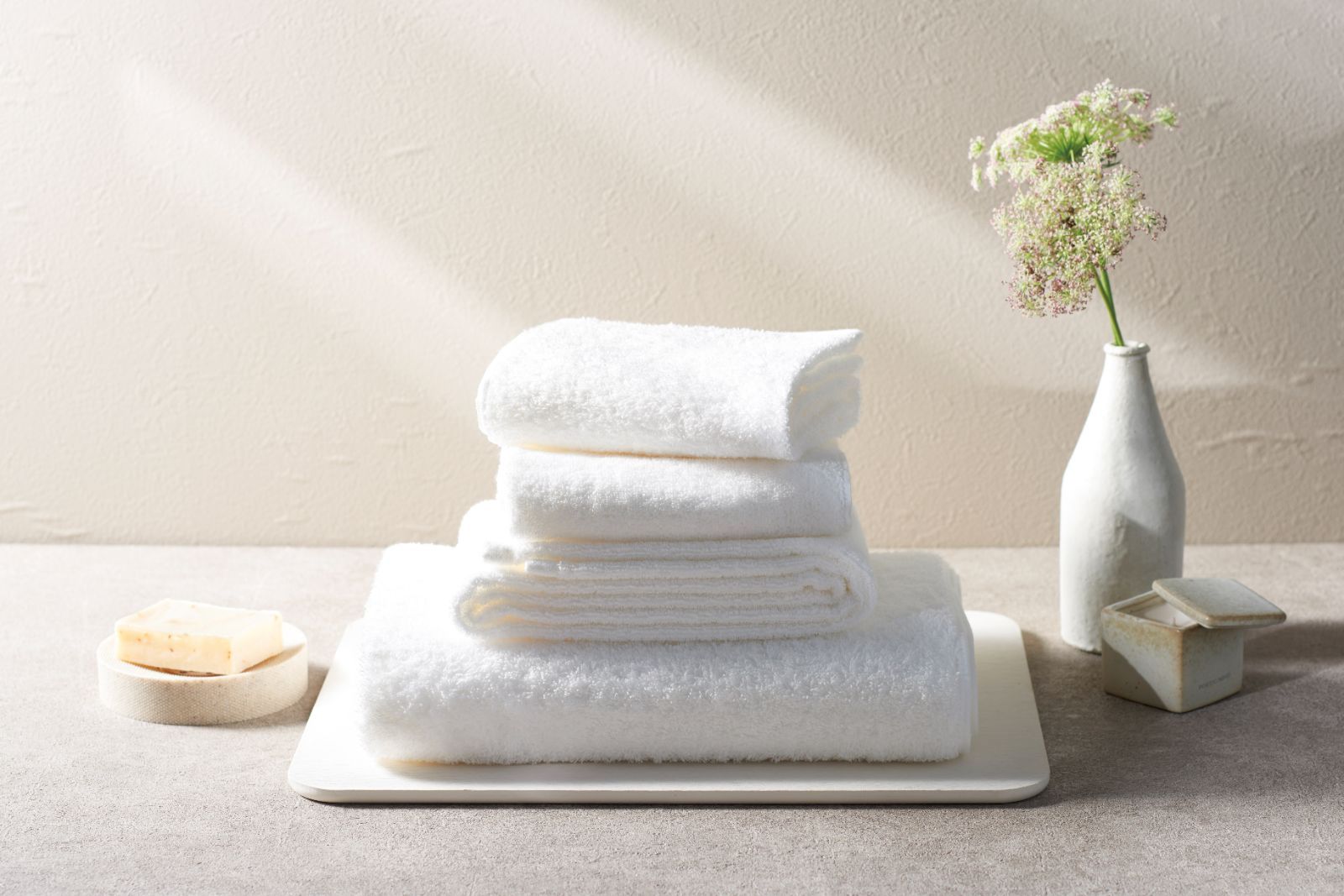 高吸水 ホワイトタオルセット