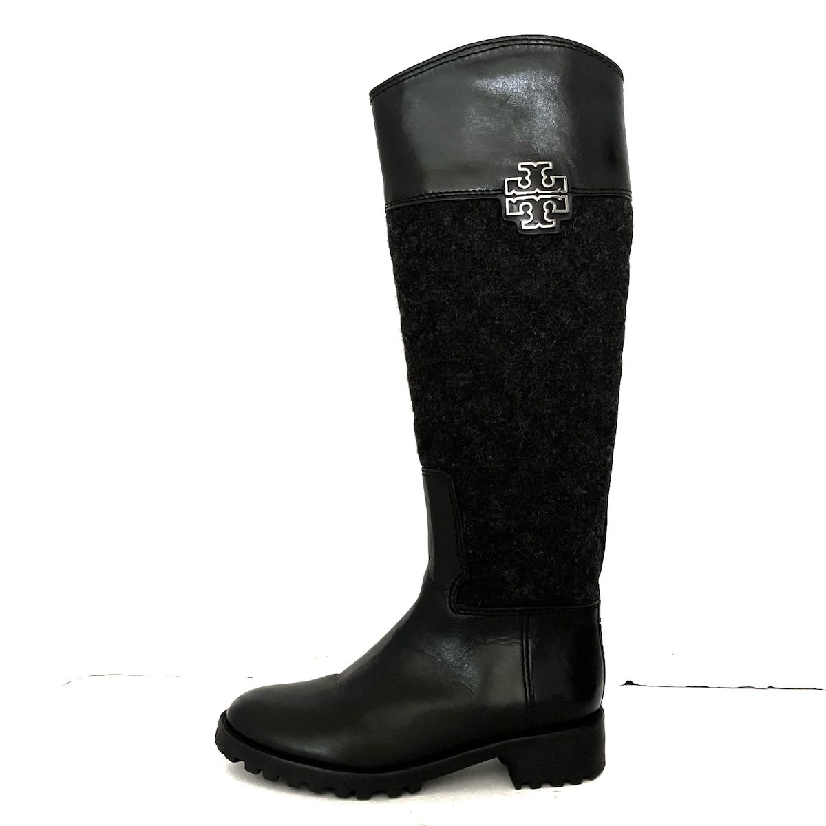 TORY BURCH トリーバーチ 長靴 ロングレインブーツ ブラック