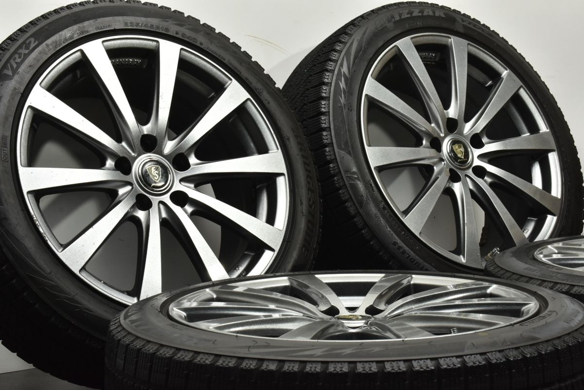 程度良好 マナレイ 18in 8J 45 PCD114.3 ブリザック VRX2 235 45R18 レクサス ES GS RC カムリ マークX アコード スカイライン キザシ