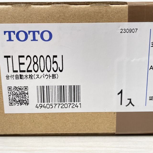 TLE28SA2A(TLE28005J + TLE01705J) 台付自動水栓 アクアオート ※合体品番 TOTO 【未開封】 □K0039584 -  メルカリ