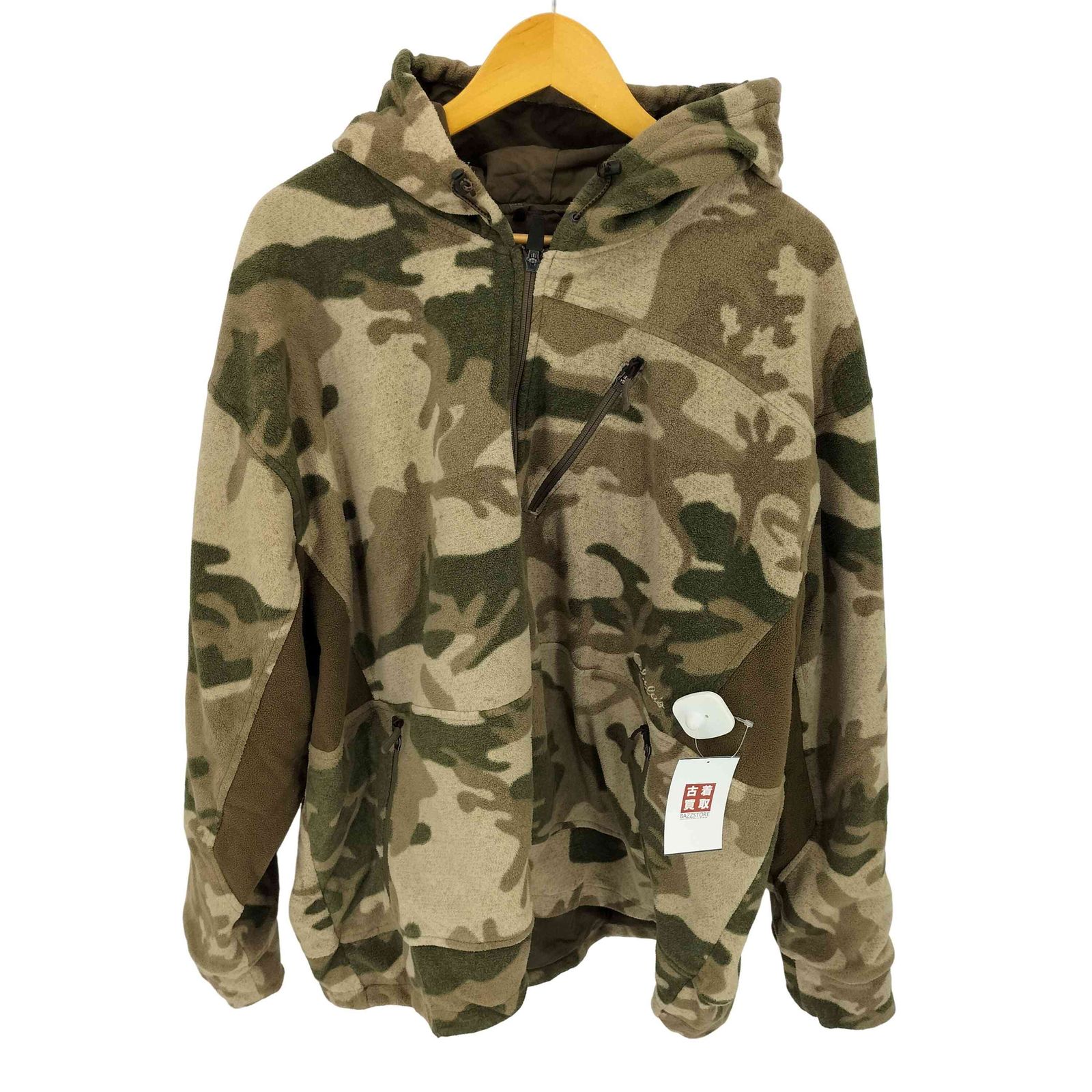 カベラス Cabelas 迷彩 フリース ジップアップパーカー メンズ  3XL