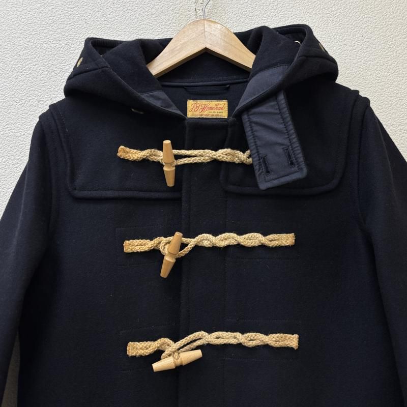 JOURNAL STANDARD J.S HOMESTEAD ジャーナル ホームステッド コート 11-020-470-1150-3-0 ウール フード ダッフル コート 紺 ネイビー