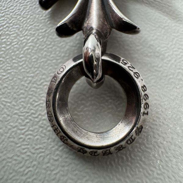 インボイス原本付属】クロムハーツ タイニーCHクロスチャーム クロム