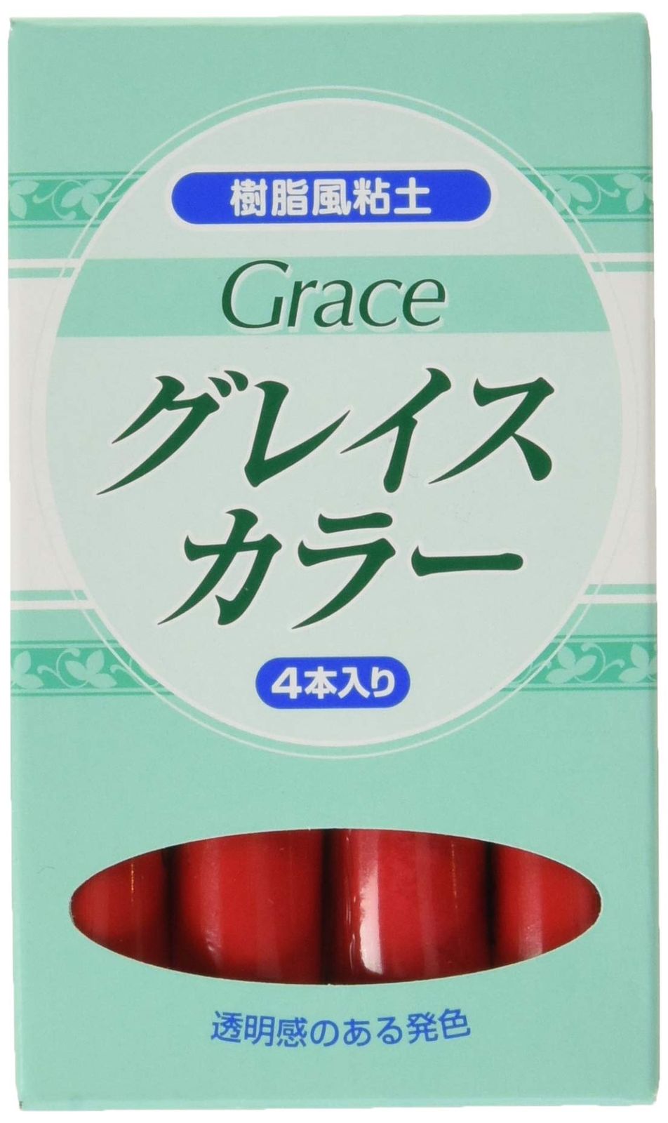 日清アソシエイツ（株） 樹脂風粘土 グレイスカラー レッド30g