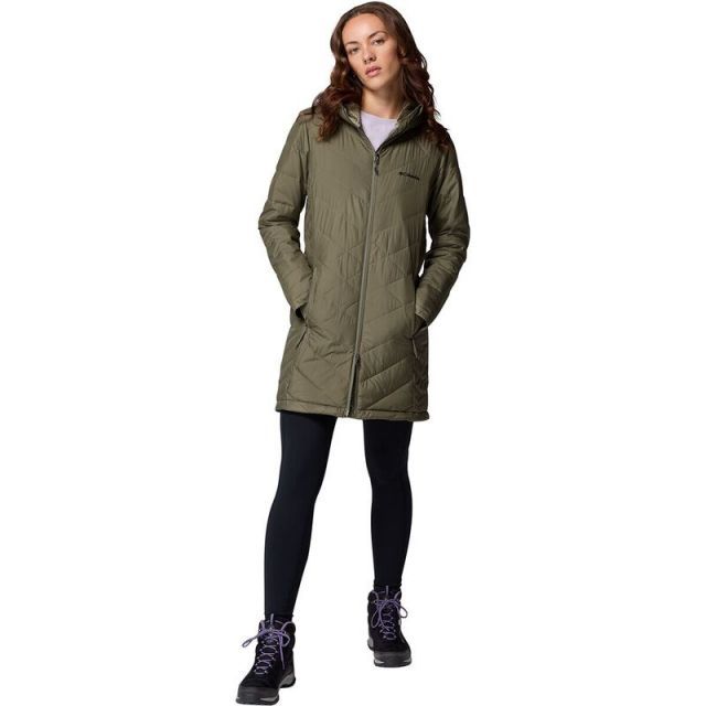 コロンビア レディース ジャケット ブルゾン アウター Heavenly Long Hooded Jacket - Women s Stone Green WWW_SIROKUMA-CORPORATION_COM