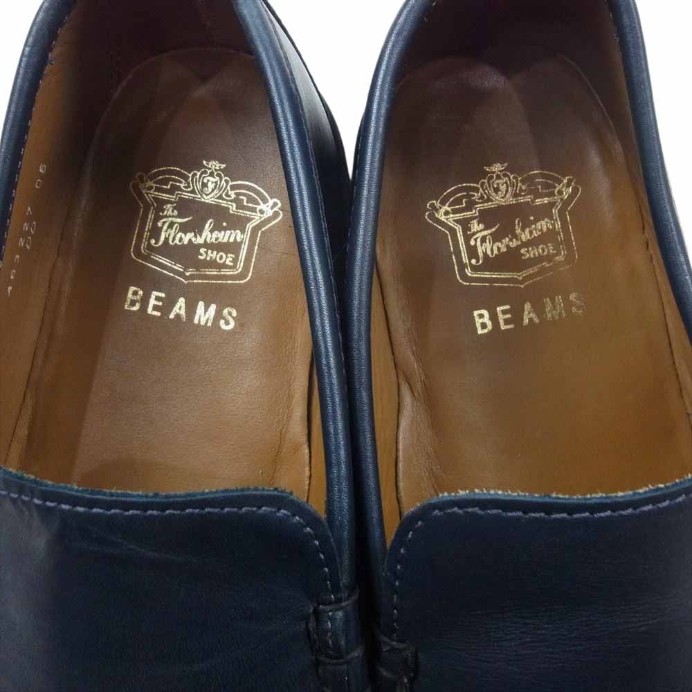 フローシャイム FLORSHEIM × BEAMS ビームス ネイビー コブラヴァンプ 