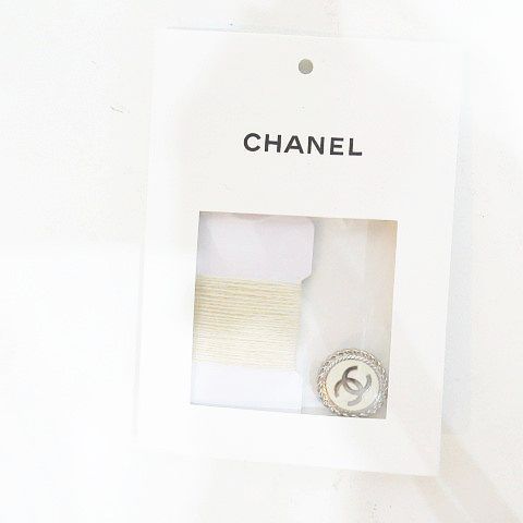 シャネル CHANEL 18P P58565 K07670 PULLOVER CASHMERE AW001 補修糸 替えボタン