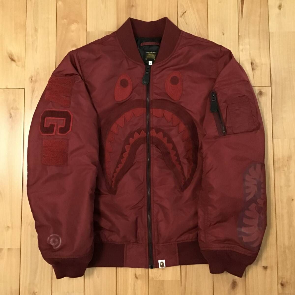 A BATHING APE MA-1ジャケット Mサイズ A Bathing Ape MA-1ジャケット Mサイズ ブラック A BATHING APE