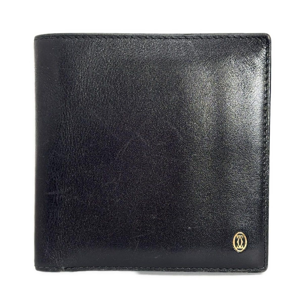 Cartier カルティエ パシャ 折り財布 黒 Cartier(カルティエ) 2つ折り財布 パシャ 黒 レザー - メルカリ