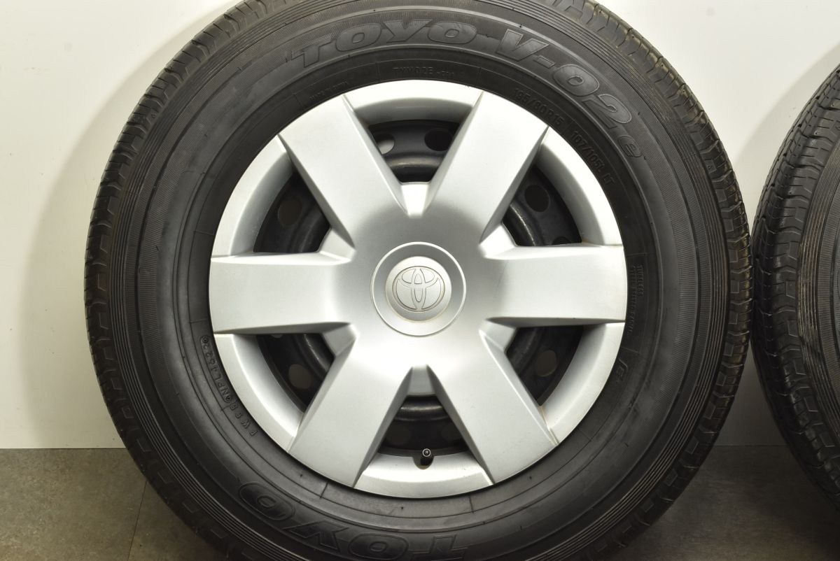 バリ溝】トヨタ 200 ハイエース 純正 15in 6J +35 PCD139.7