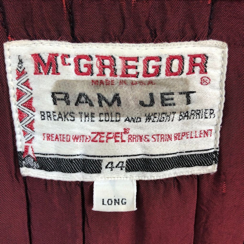 ビンテージ】60s〜マックレガー（McGREGOR）RAMJETジャケット-