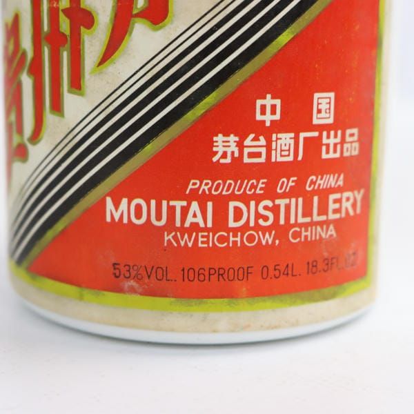 貴州茅台酒 天女ラベル 53％ 540ml（重量1040g）※ラベル汚れ