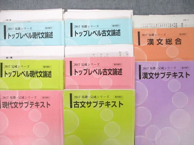 TZ25-026 河合塾 トップレベル現代文/古文論述/漢文総合/サブテキスト