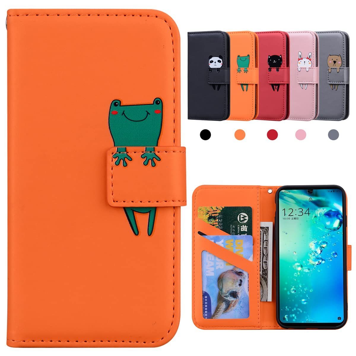Kedic Aquos Zero6 ケース 手帳型 アクオス Zero6 ケース SHG04 A102SH SH-RM18 全対応 携帯ケース SHG04 ケース SH-RM18 手帳ケース シャープ ゼロ6 ケース 可愛い あくおす zero6