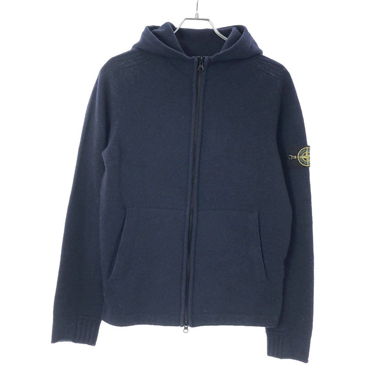 STONE ISLAND ストーンアイランド 16AW KNIT ZIPUP PARKA ウールニット 