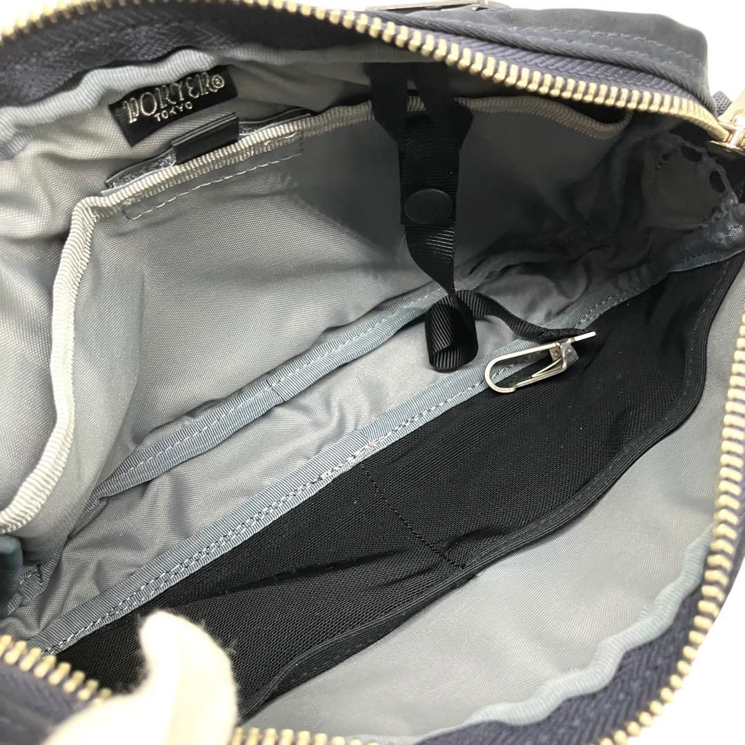 良品 1924 PORTER LIFT ショルダーバッグ ナイロン ネイビー 良品 1924 PORTER LIFT ショルダーバッグ ナイロン ネイビー
