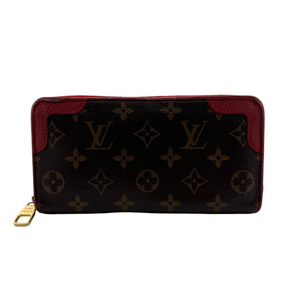 5%OFF フォロワークーポン LOUIS VUITTON ルイヴィトン ルイヴィトン M61854 レティーロ ラウンドジップウォレット モノグラム 長財布 財布 ウォレット ブランド カード入れ 小銭入れ ブラウン レディース