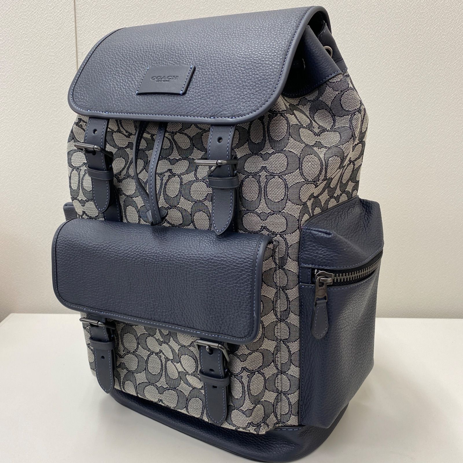 極美品】 COACH コーチ スプリントバッグパック シグネチャー