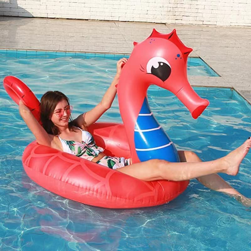 浮き輪 大人用 うきわ 大人 海馬 浮き輪O型 プール フロート 水遊び 海水浴日光浴水遊び 暑さ対策 折りたたみ