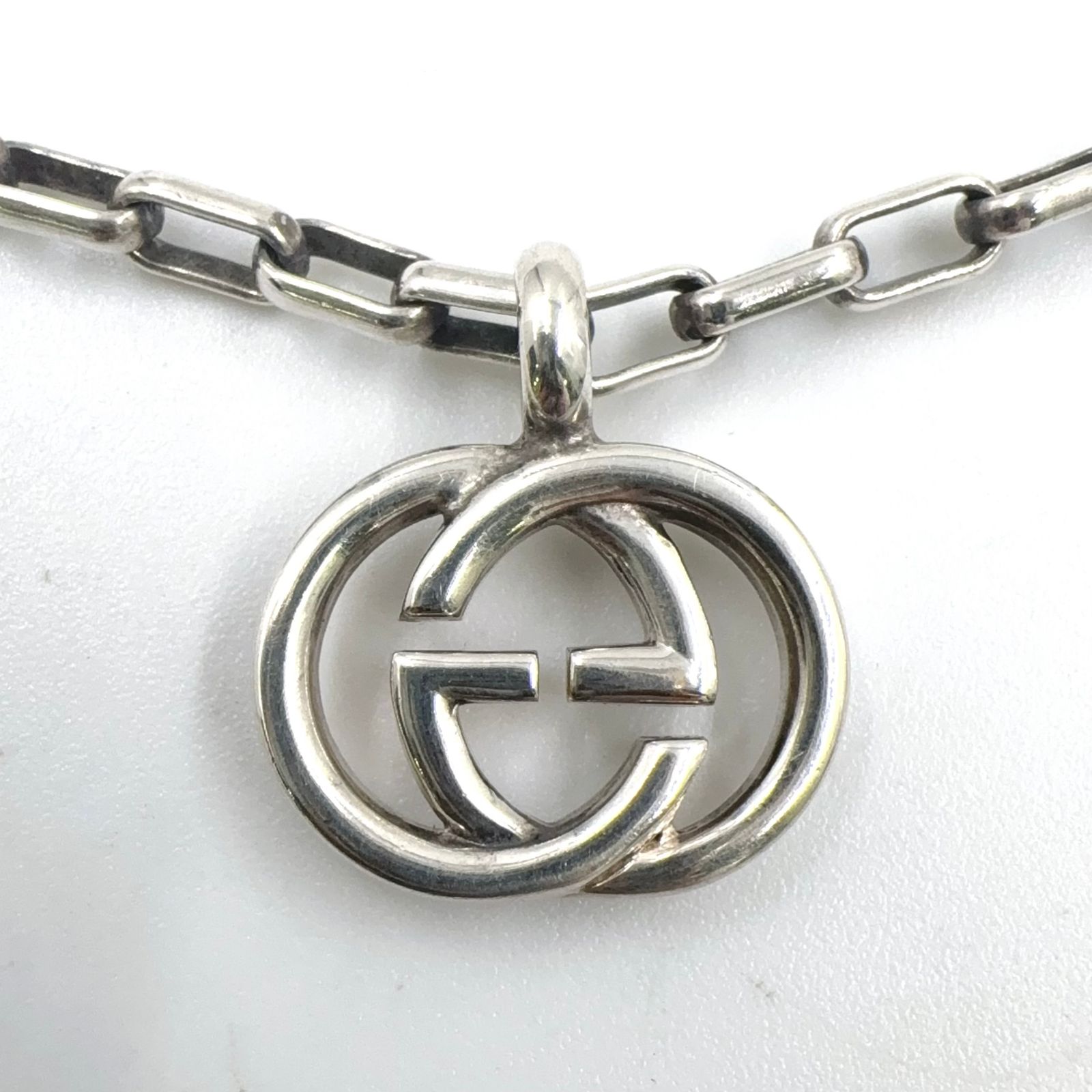 GUCCI インターロッキング Gペンダント SV925 シルバー