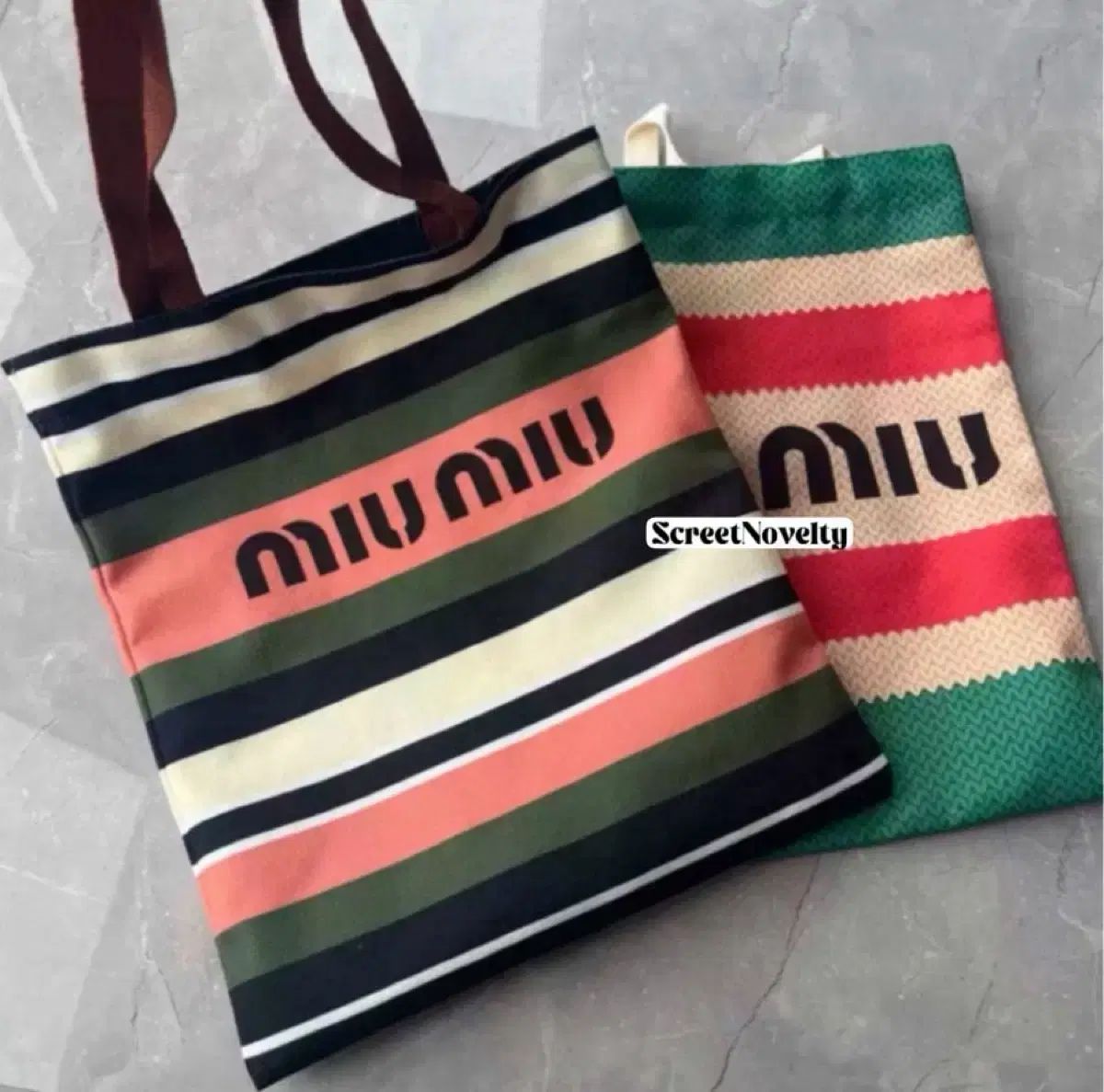 Miu Miu エコバック miumiu エコバッグ 大 廃盤 - メルカリ