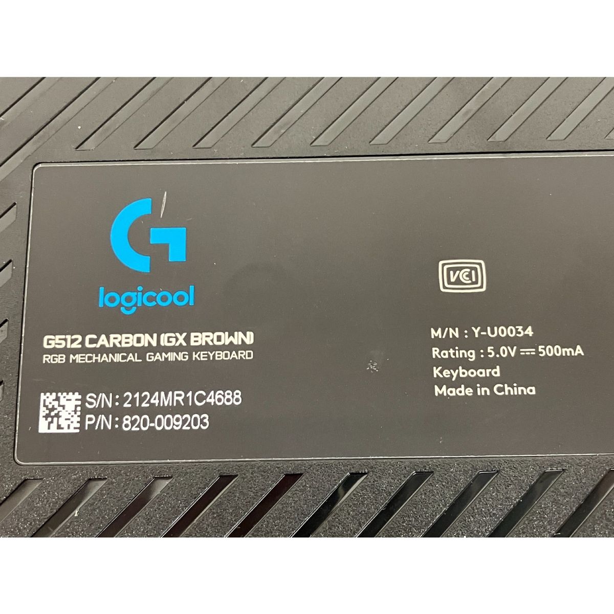 Logicool G512 Y-U0034 ゲーミング キーボード PC周辺機器 中古 T9266936