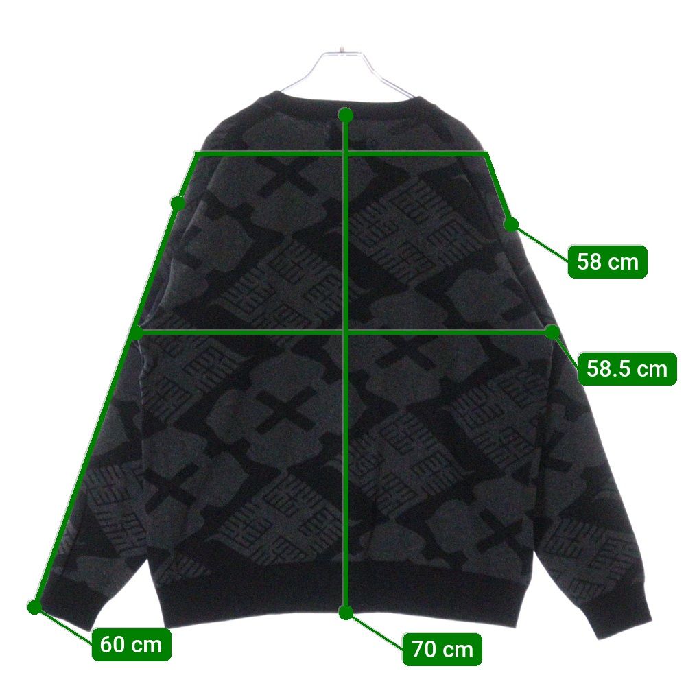 BUDSPOOL (バッズプール) ×GAKKIN JACQUARD CREW NECK SWEATER