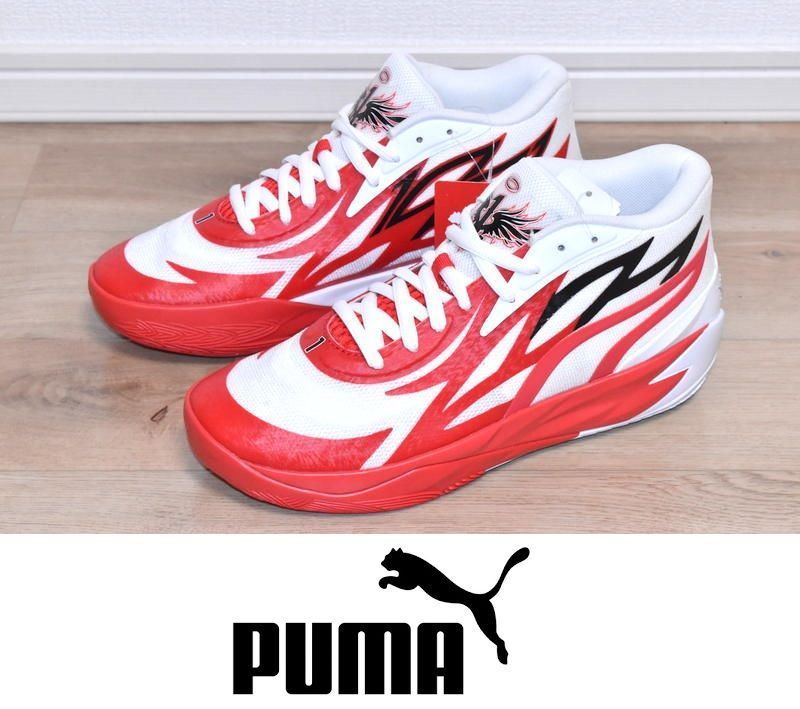 新品 PUMA MB.02 HAWKS 27cm 377585-01 プーマ ラメロ・ボール バッシュ