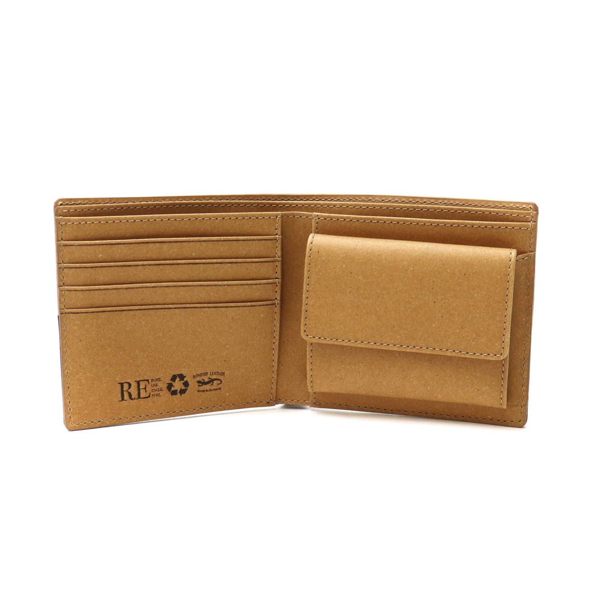 【5％OFFクーポン】【商品レビューで＋5％】バギーポート 財布 BAGGY PORT 二つ折り財布 ブランド 小銭入れ Recycle Leather リサイクルレザー ZKM-603 バギーポート 財布 BAGGY PORT 二つ折り財布 ブランド 小銭入れ 革