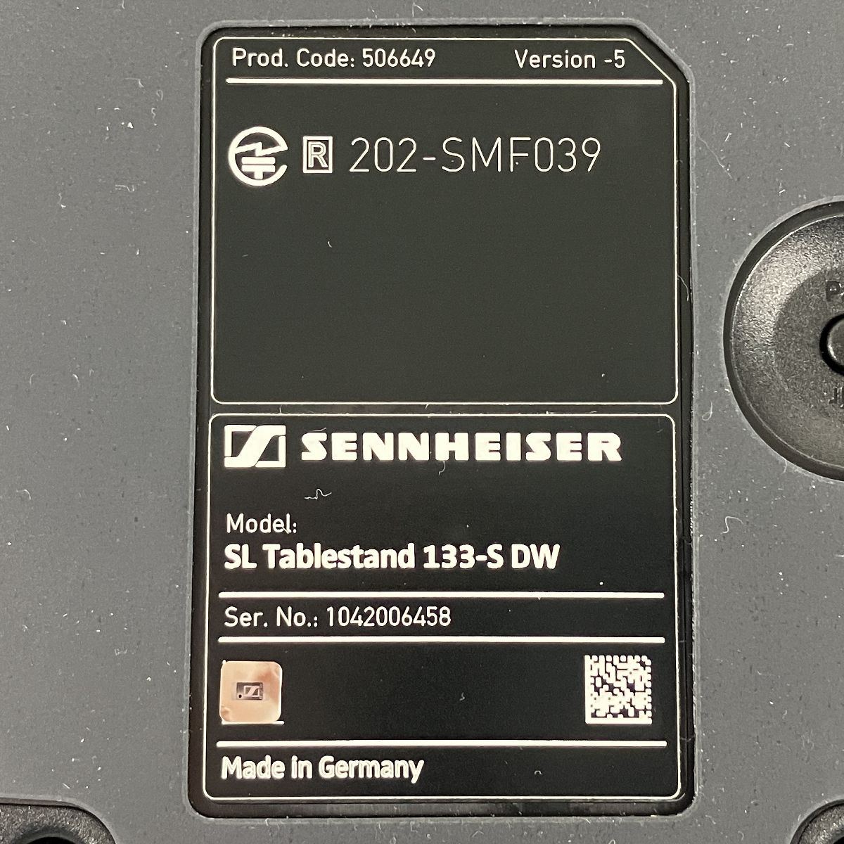 SENNHEISER ゼンハイザー SL TABLESTAND 133-S DW-5 スタンド型 送信機 Y9439871 WWW_TRAVELLANDINDIA_COM