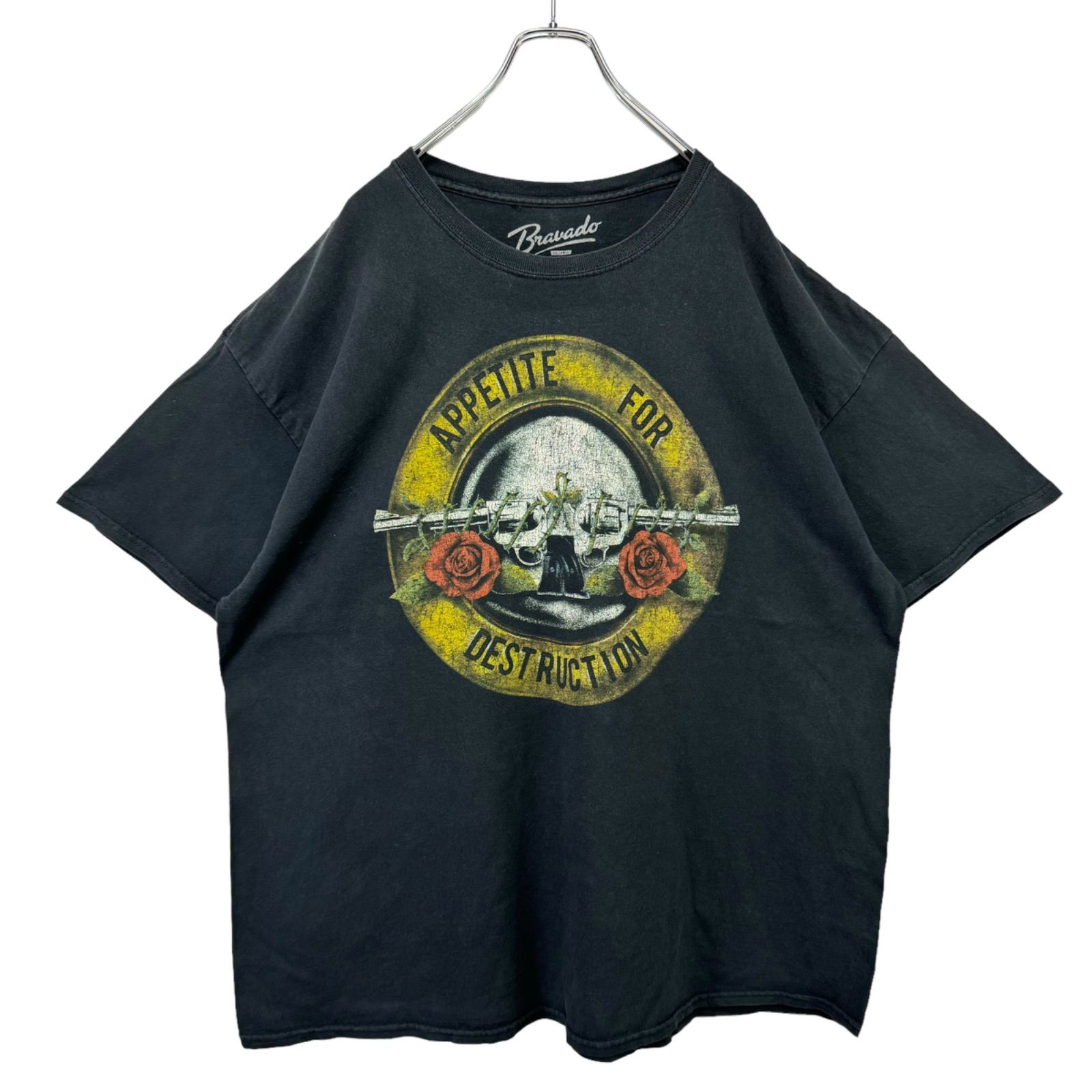 XXL GUNS N ROSES ガンズアンドローゼズ APPETITE FOR DESTRUCTION Tシャツ ハードロック ヘビーメタル パンク バンT バンドT 音楽T ミュージックT 古着