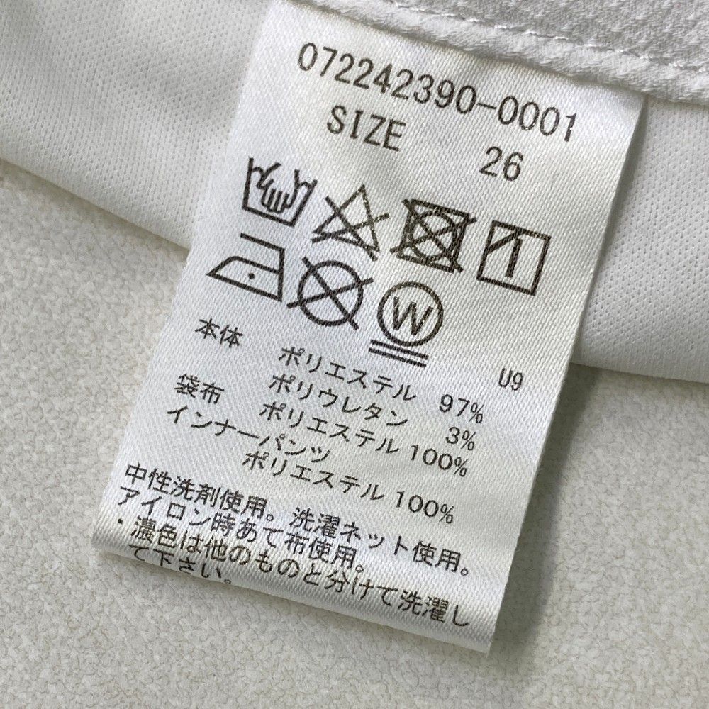 サイズ：26 WAAC ワック 072242390 インナー付スカート  ホワイト系 [240101419539] ゴルフウェア レディース ストスト サイズ：26 WAAC ワック 072242390 インナー付スカート ホワイト