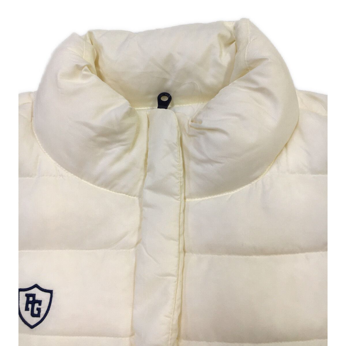 中古 レディース パーリーゲイツ PEARLY GATES ダウンベスト 0(S) オフ