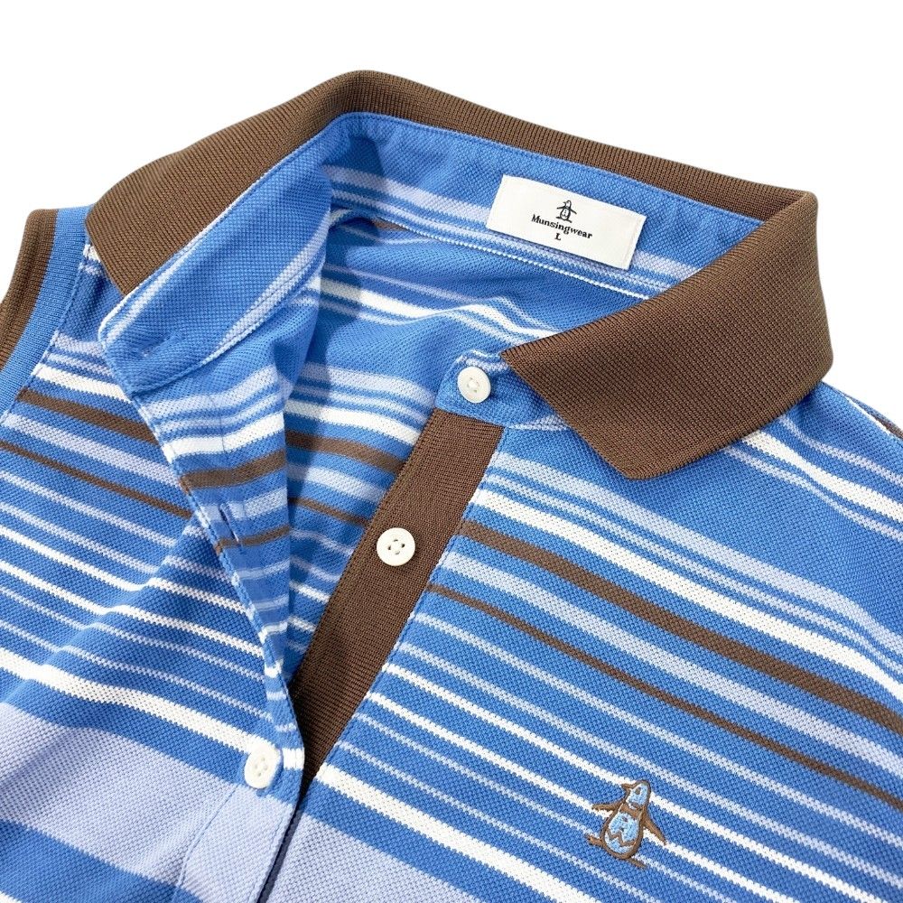 サイズ：L MUNSING WEAR マンシングウェア 2024年 ワンピース ブルー系