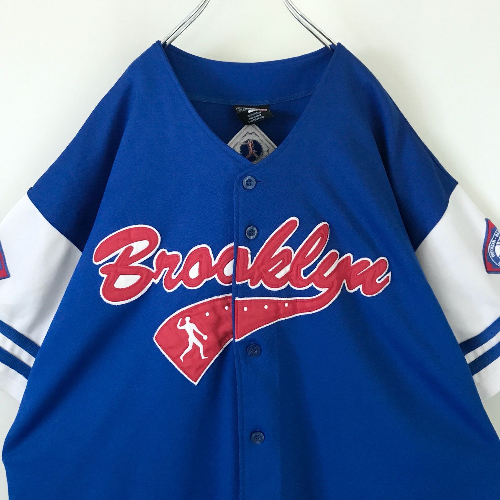 ブルックリン ベースボールクラブ/ニグロリーグ☆Vintage Metrop22 Athletical American  Collection☆Brooklyn Baseball☆ゲームシャツ ユニフォーム☆USAメンズL 2405M024 - メルカリ