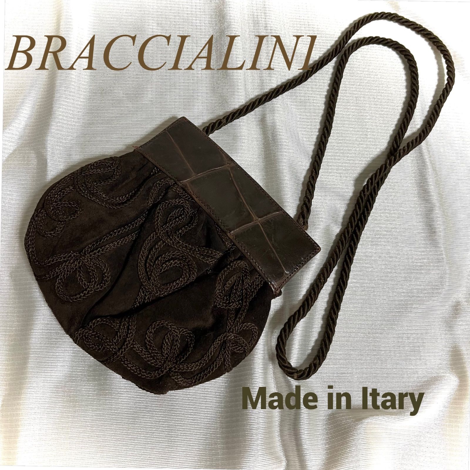 送料込み】BRACCIALINI (ブラッチャリーニ )のサコッシュ ポシェット 