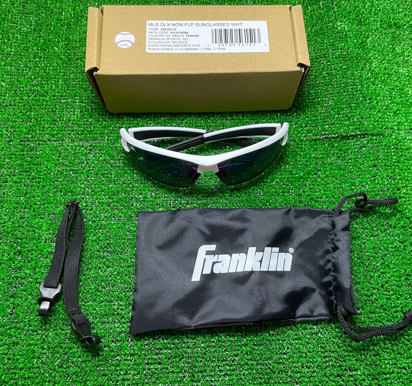 フランクリンバッティンググローブ サングラス ホワイト(フリップ) フランクリンバッティンググローブ サングラス ホワイト - メルカリ