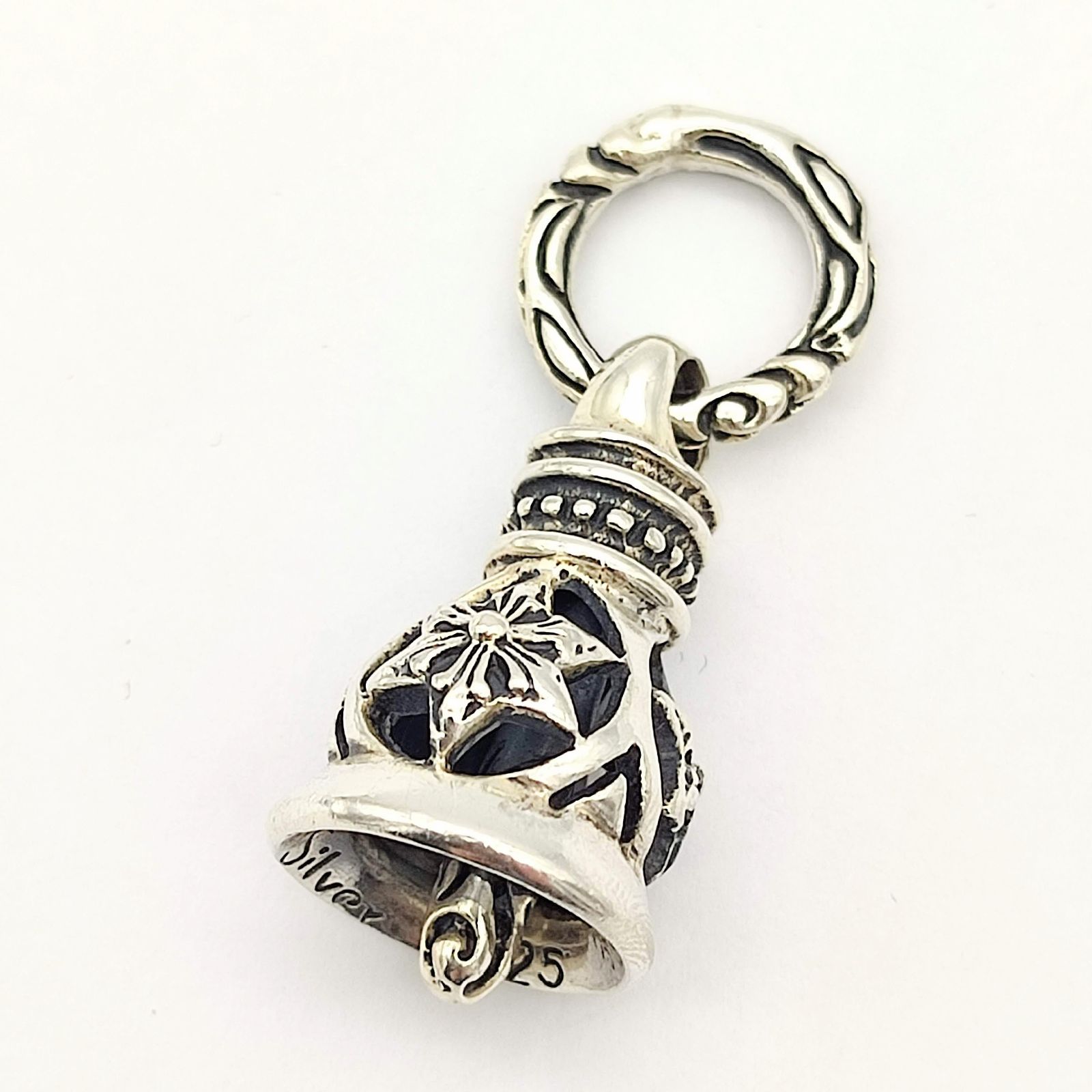 美品】六芒星ベルペンダントトップ SILVER シルバー925 - メルカリ